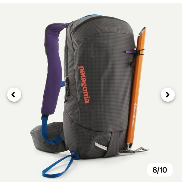 Patagonia SnowDrifter Pack 20L Backpack Large Forge Grey Lightweight NWT - Picture 12 of 14